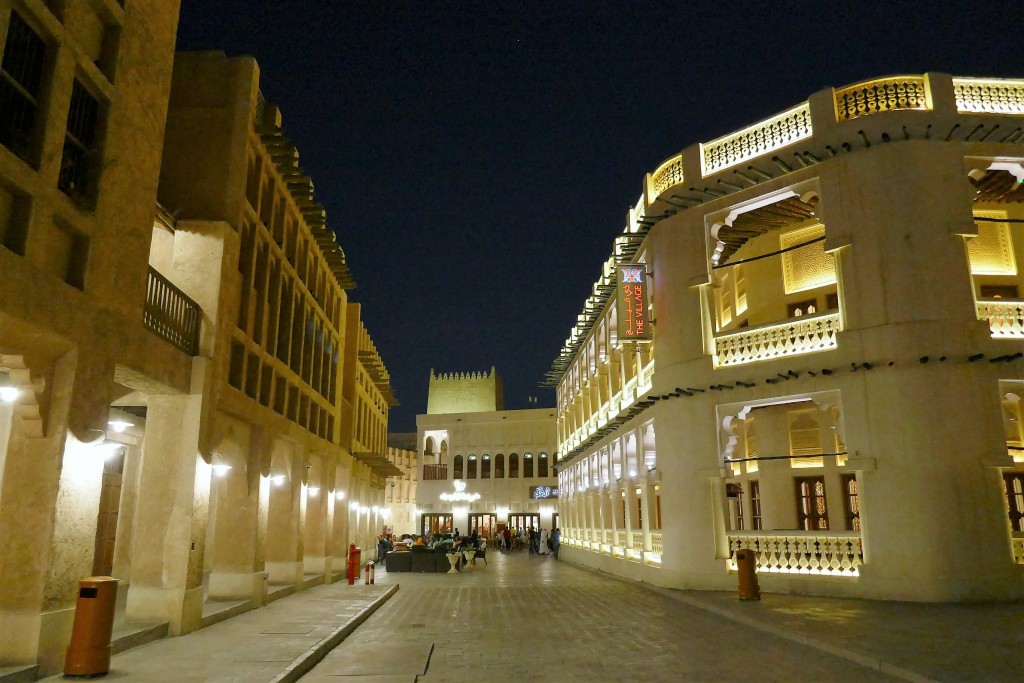 rue doha nuit