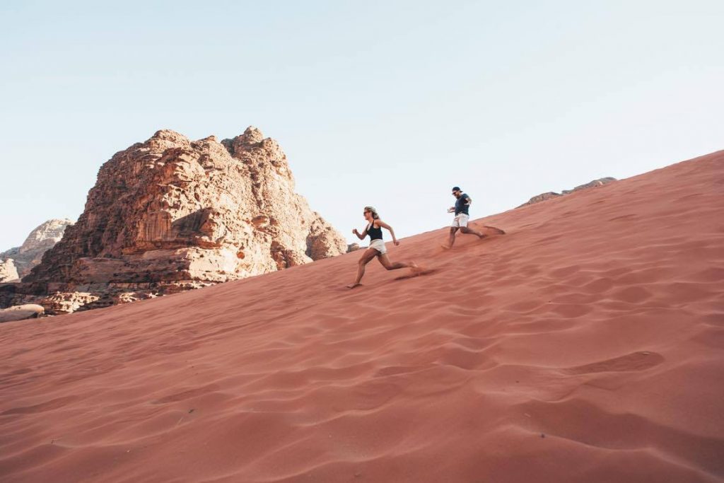 Sand Dunes Area, Wadi Rum, Jordan