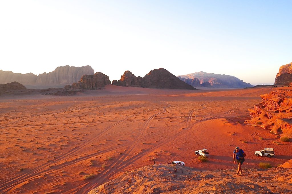 Wadi Rum, Jordan, sunset