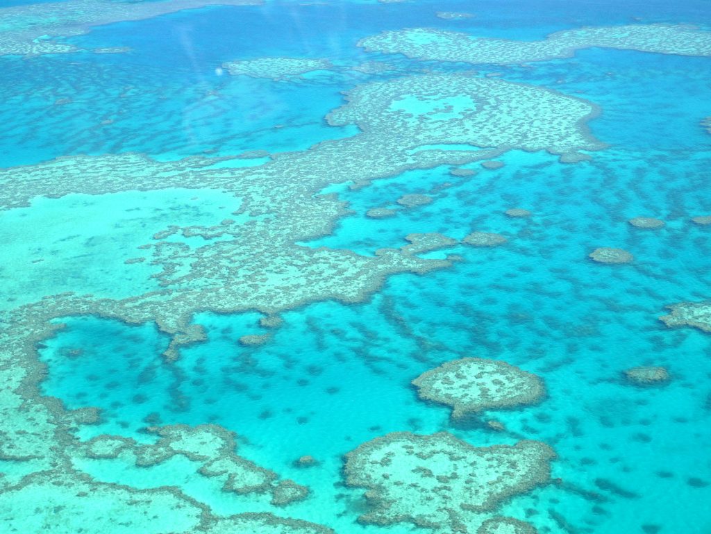 The Great Barrier Reef flight